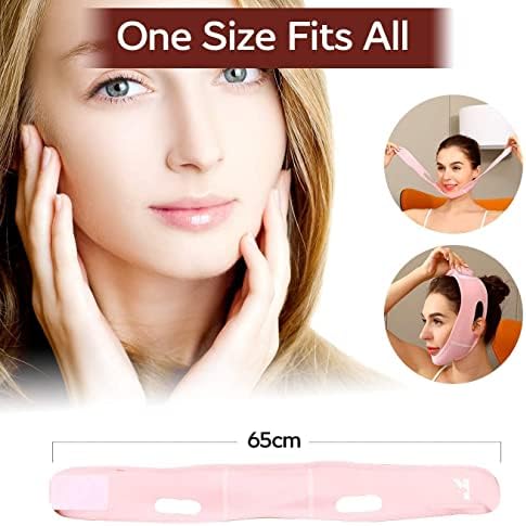 ParaFaciem Reusable V Line Mask Facial Slimming Strap Double Chin Reducer Chin Up Mask Face Lifting Belt V Shaped Slimming Face Mask
