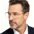 Viseng Photochromic Aviator Reading Glasses for Men and Women Metal Ultralight Flexible Anti Glare UV Ray Filter Readers
