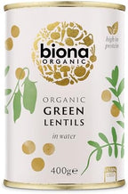 Biona Organic Green Lentils - 400g - 3 Pack