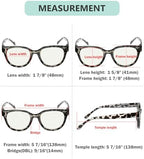 Eyekepper Blue Light Filter Multifocus Progressive Computer Readers Women - Oversize Noline Trifocal Reading Glasses