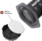AeroPress Original Coffee Press - All-in-One French Press, Pour-Over & Espresso Style Manual Brewer, 2 Min Brew for Less Bitterness, More Flavor, Small Portable Coffee Maker, Travel & Camping