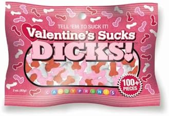 Valentines Sucks Dicks Candy 3oz Bag