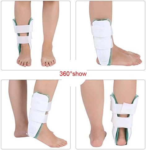 Foot Drop Brace for Walking, Gel Plastic Breathable Foot Support Metatarsal Ankle Braces Lightweight Foot Stabilizer for Women and Men Drop Foot, Stroke, Multiple Sclerosis