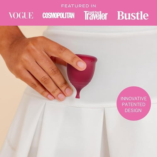 Pixie Cup - Soft, Safe, Reusable Menstrual Cup - Ranked 1 for The Best Tampon Alternative - 100% Medical-Grade Silicone Period Cup for Feminine Care - Buy One We Give One (XL)