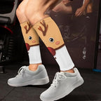Calf Sleeves for Men & Boys Protect Leg Football Leg Sleeves Tight Footless Compression Socks Lower Leg Compression
