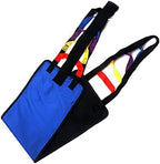 Stand Assistance Belt Patient Lift Sling Heavy Duty Transfer Sling for Movement Padded Patient Transfer Assist Belt Quicker Easier Safer Transfers & Toileting Lift Sling for Elderly (Blue)
