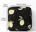 Sanitary Organizer Bag: 4.72 * 4.72in Compact Accessories Management(White)