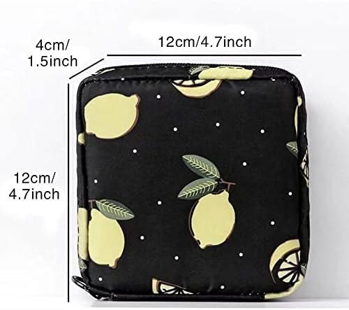 Sanitary Organizer Bag: 4.72 * 4.72in Compact Accessories Management(White)