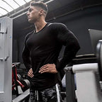 Mens Gym Workout Slim Fit Short Sleeve T-Shirt Cotton Performance Athletic Shirts Running Fitness Tee Loungewear