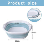 Tlswshsy Portable Pool Foot Bath,Collapsible Pool Foot Wash Basin Tub,Foot Bath Basin for Above Ground Swimming Pools Accessories