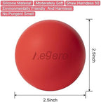 Massage Lacrosse Balls for Myofascial Release,Yoga Deep Tissue Massage,Trigger Point Therapy and Foot Plantar Fasciitis,Muscle Soreness Massager Ball (2Pack,Deep Blue and Purple)
