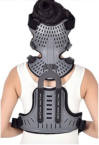 Orthosis Cervical Thoracic Halo Brace, Head Neck Chest Orthosis Adjustable Cervical Thoracic Orthosis U Lumbar Support, Angle Adjustable Breathable, Cervical Rehabilitation Brace 501