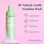 Pixie Feminine Wash – Healthy Foaming Cleaner with Natural Ingredients – More Foam Wash in Bottle Than Any Other Brand – pH Balanced & Plant Based – for Your Menstrual Cups and Discs, 200mL