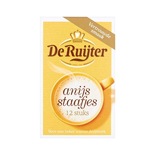 Anise sugar | De Ruijter | Anise sticks 12 pieces | Total Weight 0.21 ounce