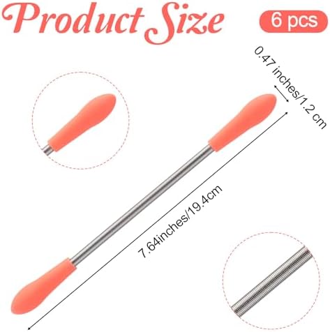 6 Pcs Hair Remover Spring Skin, Facial Hair Remover, Threading Hairs Removal Exfoliator Removal Epilator Coil Portable Threading Tool for Women Chin Cheek Mustache Upper Lip