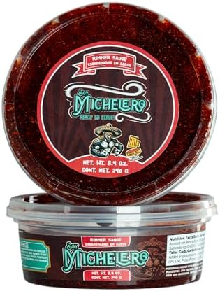 Soy Michelero SalsaMix Rimmer Sauce – Authentic Tamarind & Chamoy Dip [8.4 oz] – Perfect for Michelada Rims