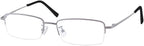 Readers Half Rim Mens Womens Reading Glasses (+0.50 to +6.00 Strengths)