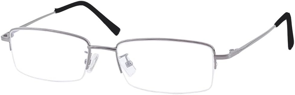 Readers Half Rim Mens Womens Reading Glasses (+0.50 to +6.00 Strengths)