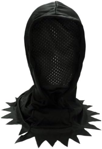 Adult/Teen Black Hidden Face Mask Hood - Halloween Costume