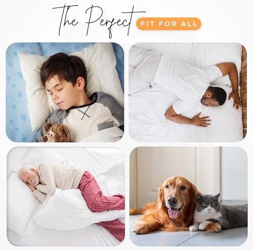 Utopia Bedding Washable Underpads 34" x 36" (Pack of 4), Waterproof Reusable Heavy Absorbency Incontinence Bed Pads for Adults, Kids, Elderly and Pets, Bedwetting Pads for Sofa and Couch (Blue)