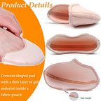 DANCEYOU Ballet Dance Toe Pads Soft Gel Toe Covers Pointe Shoes High Heels Toe Caps for Women Girls