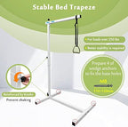 Mybow Trapeze Bar for Bed Mobility Aids, Bedside Pull Up Bar, Bed Lift for Elderly Seniors Transfer Rail, Medical Trapeze for Hospital Bed Standing Helper, Handicap Bariatric Bed Handle