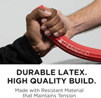 THERABAND FlexBar Resistance Bar, Light, Red Flex Therapy Bar for Physical Therapy, Wrist & Forearm Exercise Equipment, Non Slip Grip, Compact Design
