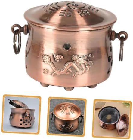 Beaupretty Moxa Supply Essential Moxibustion Cup Portable Moxibustion Pot Simple Operation Antique Aluminum Design