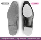 4 Pairs Clear Non Slip Shoe Pads for Heels, Anti-Slip Grip Inserts for Pumps, Stilettos & Dress Shoes, Sole Protectors Adhesive Invisible Traction Stickers for Pointed Toe Soles