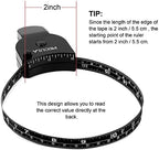 Body Measuring Tape 60 inch, Body Tape Measure, Lock Pin and Push Button Retract, Body Measurement Tape, Black