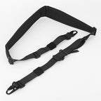 Quick-Adjust 2 Point Sling, Nylon Widened Shoulder Pad Adjustable Quick Adjust Two Point Camera Neck Strap for Toolkit Photography Outdoor Hunting Sports (Black)