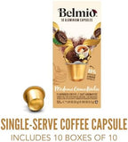 Belmio Madame Crème Brûlée Espresso Coffee Pods – Medium Roast – Creamy & Sweet - Nespresso Original Line Compatible – 10 Count (Pack of 10)