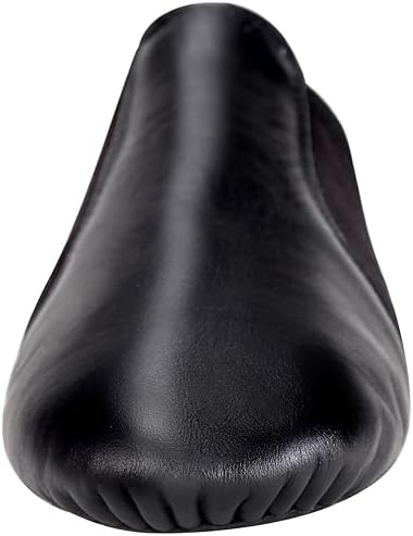 Linodes Unisex Leather Upper Jazz Shoe Slip-on for Women and Men's Dance Shoes