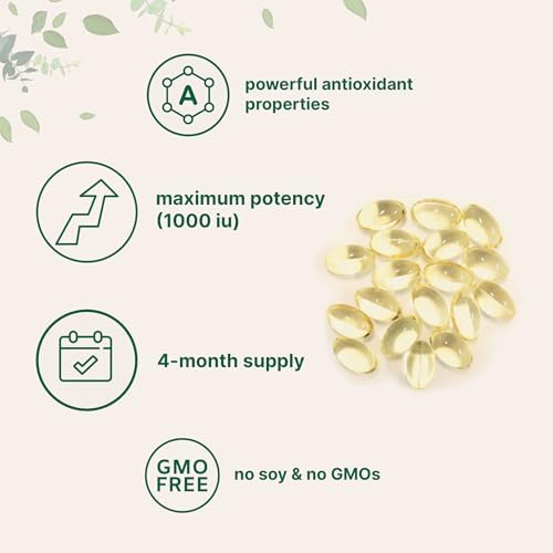 Micro Ingredients Vitamin E 1000 IU, 240 Softgels | Pure Vitamin E Oil Pills | Antioxidant Supplements for Skin and Face | Non-GMO, Gluten Free