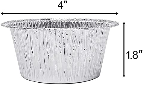 Fig & Leaf (20 Pack) Grease Cup Foil Liner Compatible with Char-Broil Grills G430-0033-W1 Aluminized Grease Cup and Model 5884694 Universal