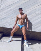 2eros - Mens Underwear - AKTIV Boreas Jockstrap Faded Denim