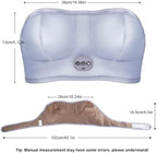 3-in-1 Heating & Vibration Massage Bra, Chest Massager Breast Enhancement Instrument Massage Device,Wireless USB Rechargeable, for Women Chest Shaping, Postpartum Recovery