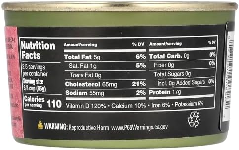 Crown Prince Natural Alaskan Pink Salmon, No Salt Added, Cans, 7.5 oz
