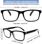 SIGVAN 6 Pack Reading Glasses for Women Men Blue Light Blocking,Spring Hinge Anti Eyestrain/Glare Computer Readers (6 Mix, 0.0)