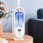 Wall Mounted Essential Oil Diffuser Rechargeable Timed Aromatherapy Humidifier Digital Display Air Freshener