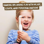 Jack N' Jill Kids Buzzy Brush Electric Musical Toothbrush - Kids Electric Toothbrush Age 3 And Up, Singing Toothbrush, Tri Color LED, Water Resistant, Child Safe, Battery Operated - (Pack of 1)