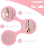 Menstrual Bags For Teen Girls, Corduroy Sanitary Napkin Storage Bag Mini Makeup Pouch Portable Period Pouch With Zipper Sanitary Pads Bag Tampons Holder For Purse First Period Women（Pink） (Pink)