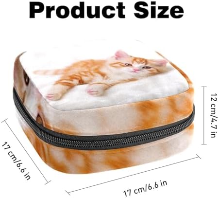 Sanitary Napkin Storage Bag,Period Bag,Blanket Pet Cats,Sanitary Bags for Feminine Products