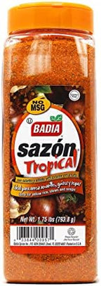Badia Sazon Tropical with Annatto and Coriander, 1.75 Pound (Pack of 6)