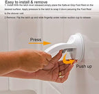 Bathroom Foot Rest Shower Foot Rest Plastic Bathroom Shower Shaving Leg Aid Foot Rest Suction Cup Step for Home Hotel Use