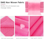 100PCS Disposable Massage Table Sheets, Pink Spa Bed Covers for Esthetician, Spa, Waxing, Lash, Tattoo, Salon Table, 31.5" X 71"