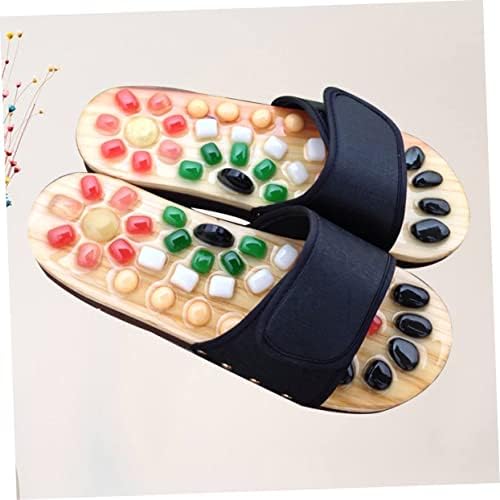 KOMBIUDA Foot Massager Slippers for Women - Pu Eva Acupressure Massage Sandals to Relieve Foot Pain Improve Circulation and Soothe Tired Feet at Home