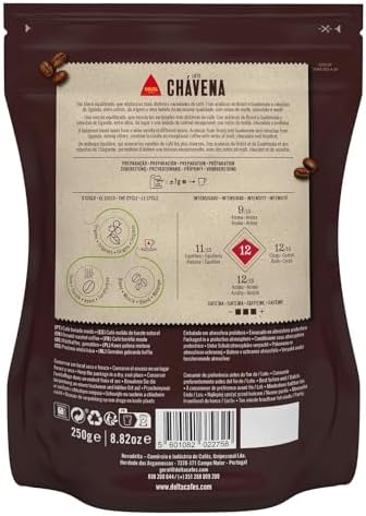 Delta Cafés Lote Chávena 250gr/8.8oz Ground Coffee - Smooth and Delicious Medium Roast Coffee, Espresso Machine Compatible, Universal Grinding