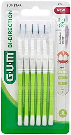 GUM Ultra Bi-Direct Interdental System. Micro Fine Art.2114 6 PIECES