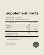 Ancient + Brave True Collagen Powder 7.05oz (Ap 33 Servings), EU Grass Fed Collagen Peptides, Highly Absorbable Protein Powder, Supplements for Women, Supplement for Hair, Skin and Nails